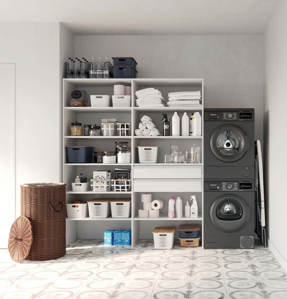 Dressing composable éco H2036, 1 départ, extensions E1, E4