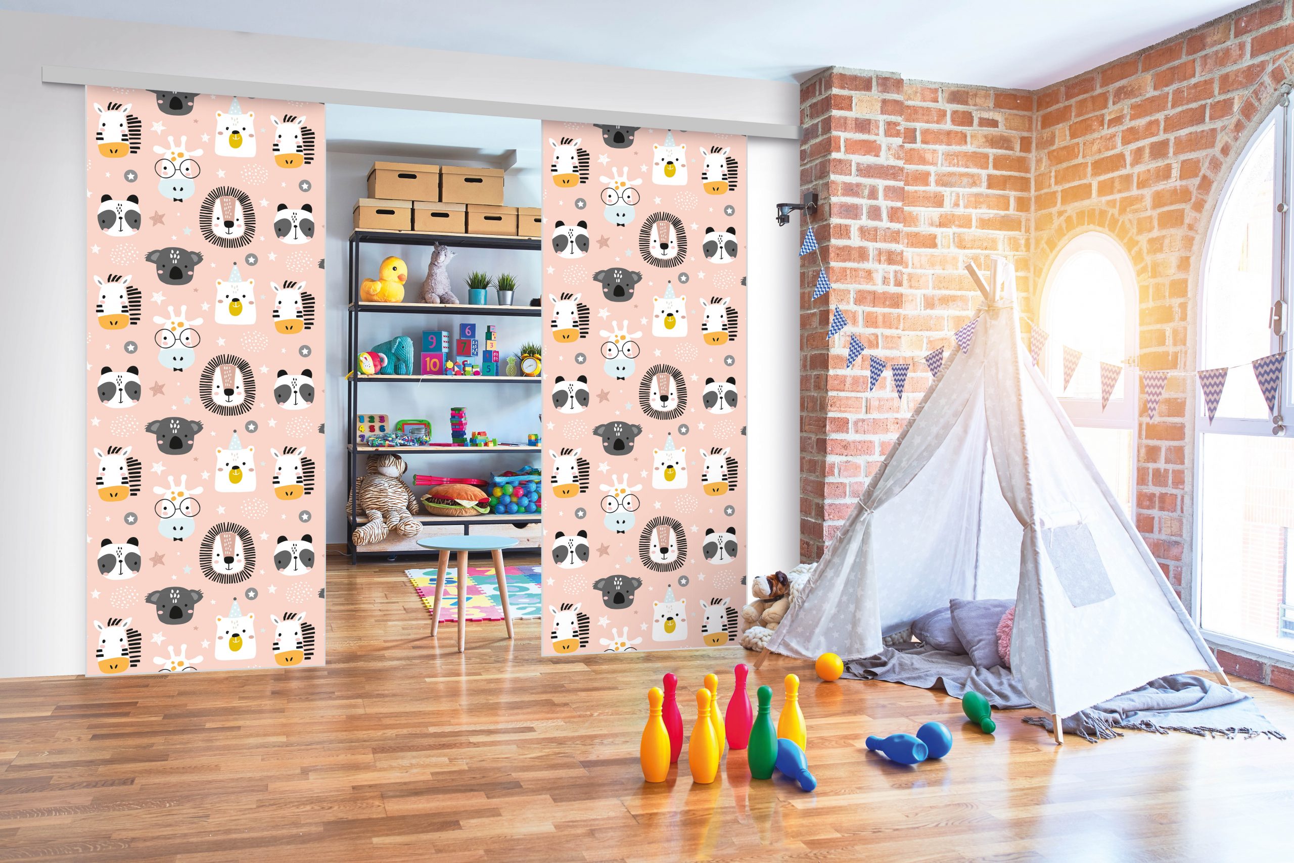 Séparation de pièces coulissante IMAGO crèche