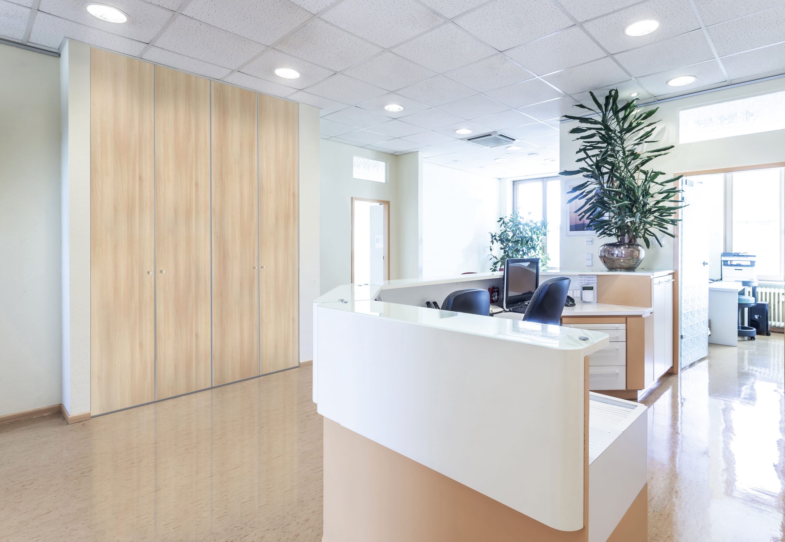 Portes de placard pivotantes – Profil cezame -Acacia